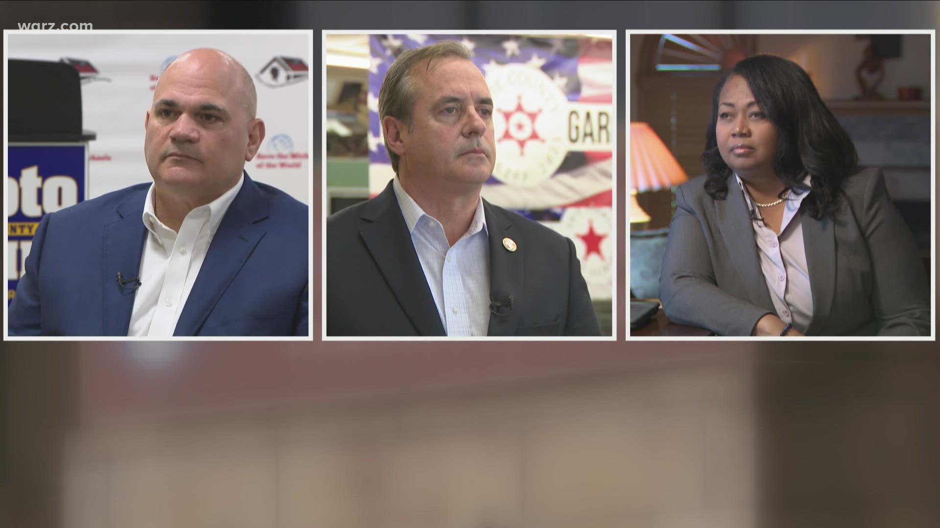 Claudine Ewing sat down with three candidates for ERIE COUNTY SHERIFF...TED DINOTO,JOHN GARCIA, AND KIMberly BEATY