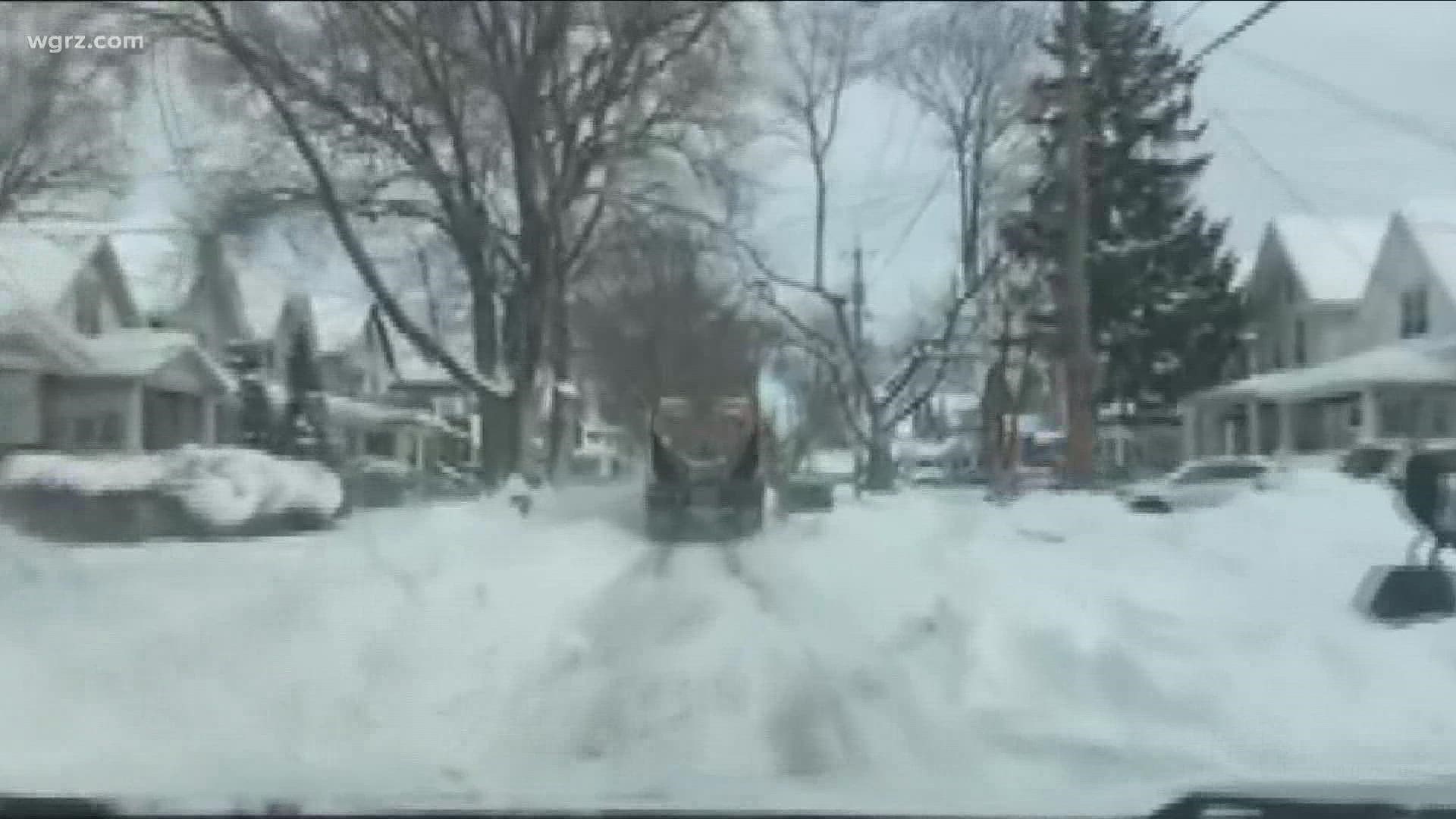 In Niagara County got much more snow than usual. The city of Niagara Falls and other communities are trying to deal with it and considering needs for future storms.