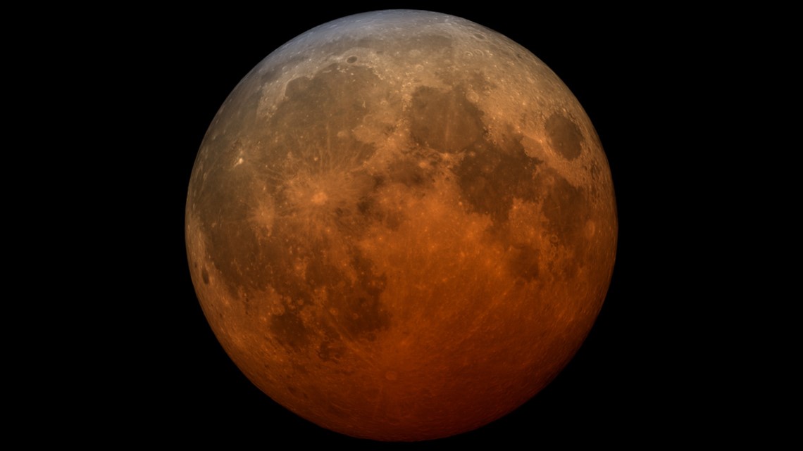 Total lunar eclipse will be visible for WNY Tuesday morning