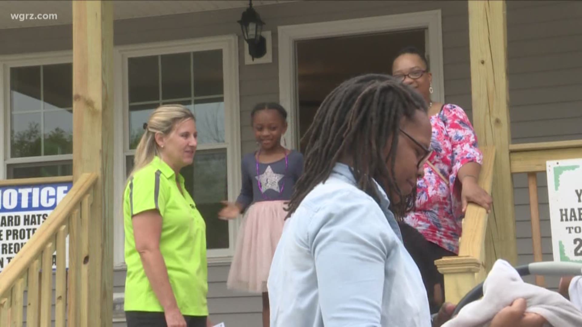 A family in the Bailey green neighborhood in Buffalo now has a new home. This home was just dedicated today on the city's east side.