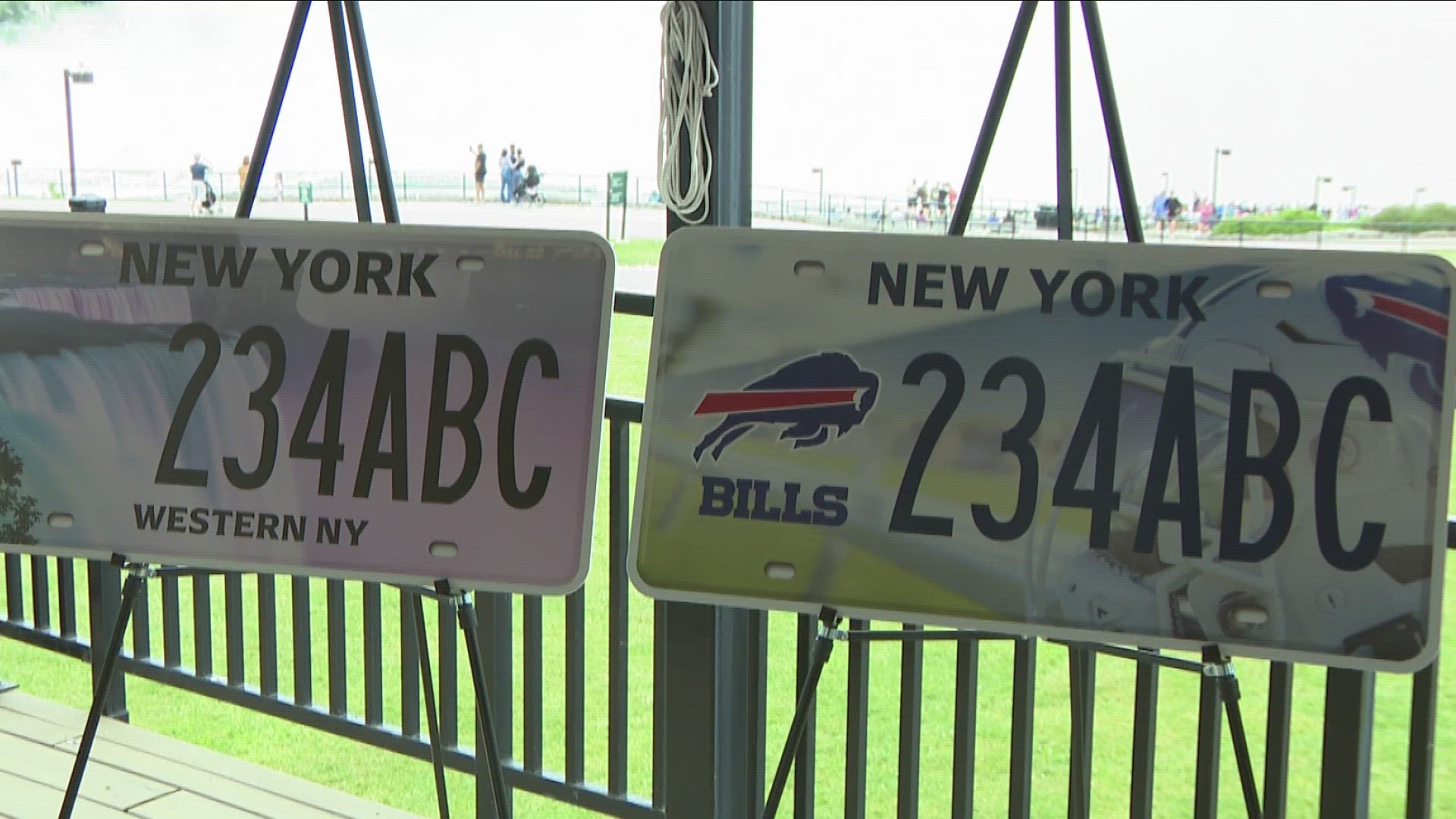 There's a new regional plate highlighting the falls.
And a newly re-designed Buffalo Bills plate.