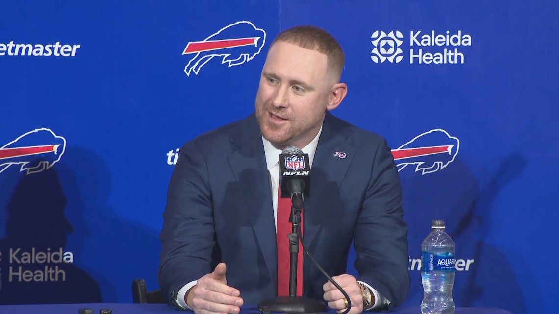 Joe Brady introduced as head coach of the Buffalo Bills