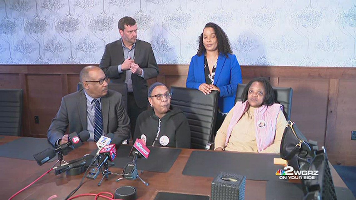 Family members of Buffalo mass shooting victims speak at post-sentencing news conference