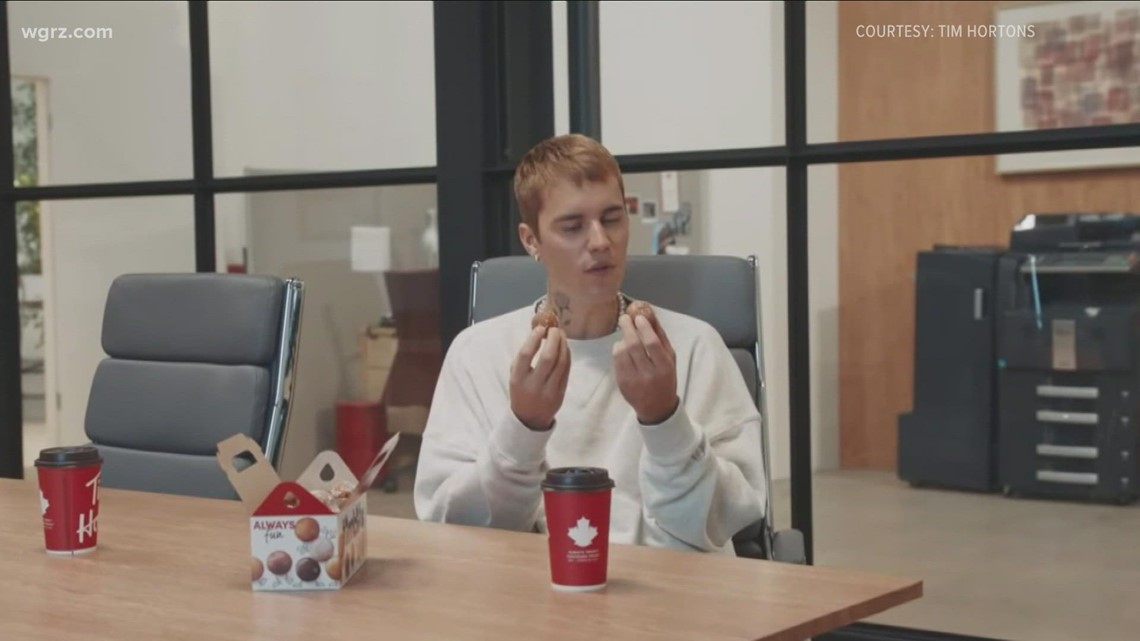 Tim Libs Tim Hortons launches limited-edition 'Timbiebs Timbits' | wgrz.com