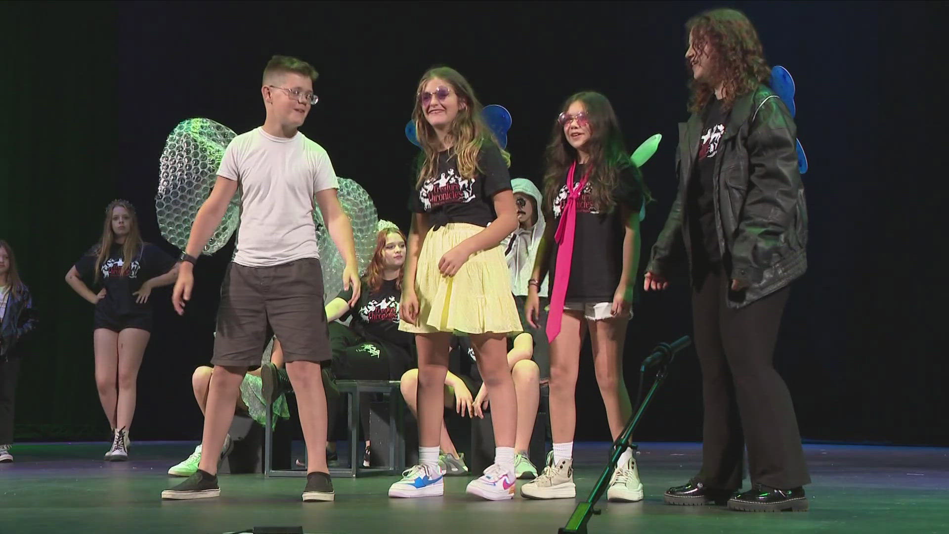 Students at Shea's Musical Theater Camp prepare for their final performance