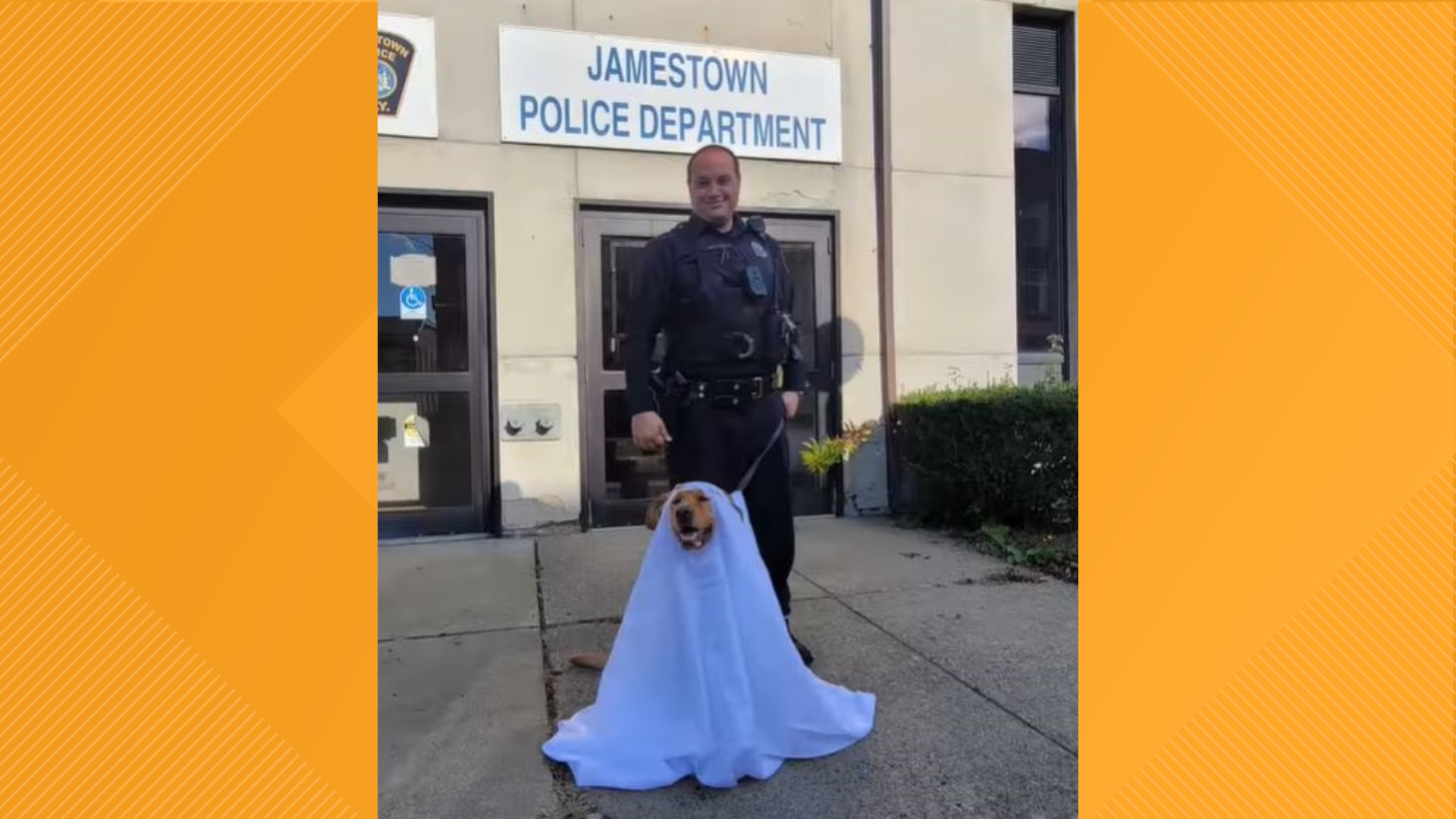 Spooky season with the Jamestown Police Department