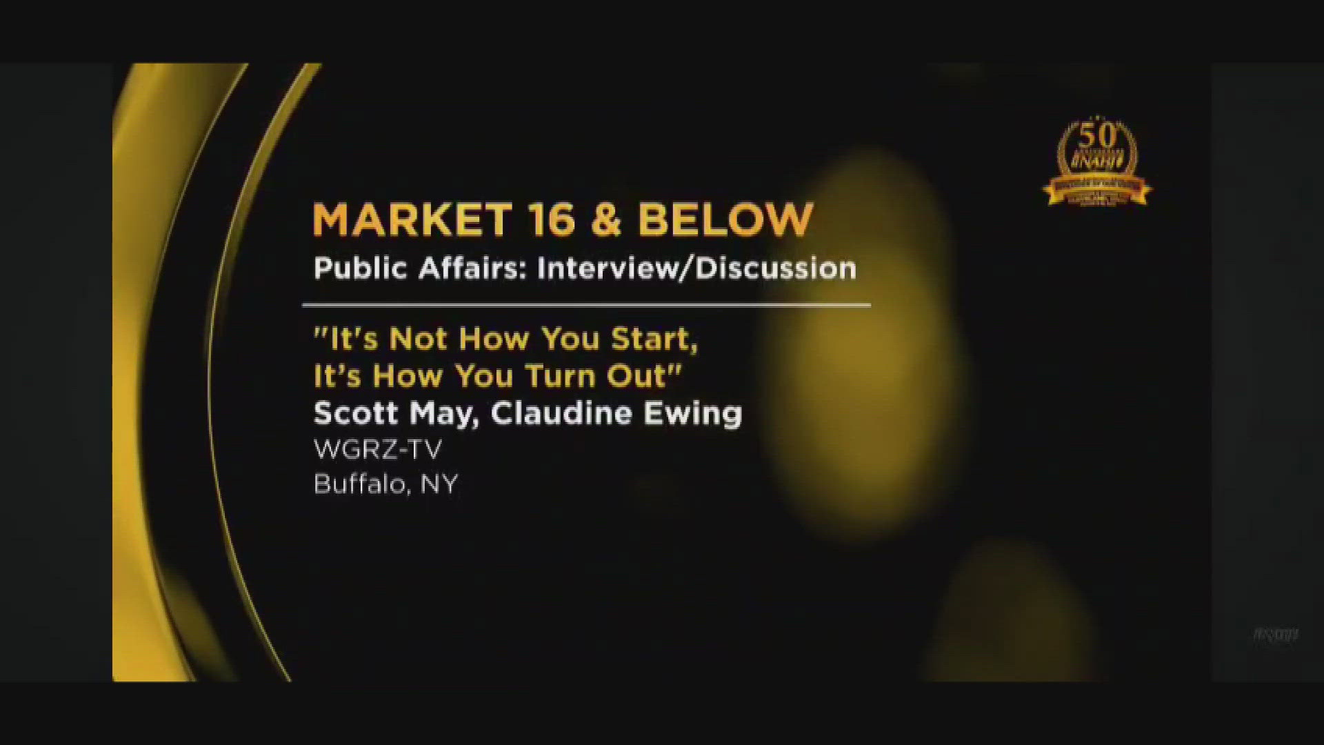 They won a National Association of Black Journalists award in the public affairs category for a piece titled, "It's not how you start, it's how you turn out."