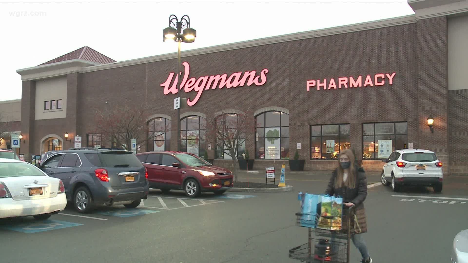 Wegmans and Tops … their number is at zero for the week … and that there's no magic time to look for and get an appointment.