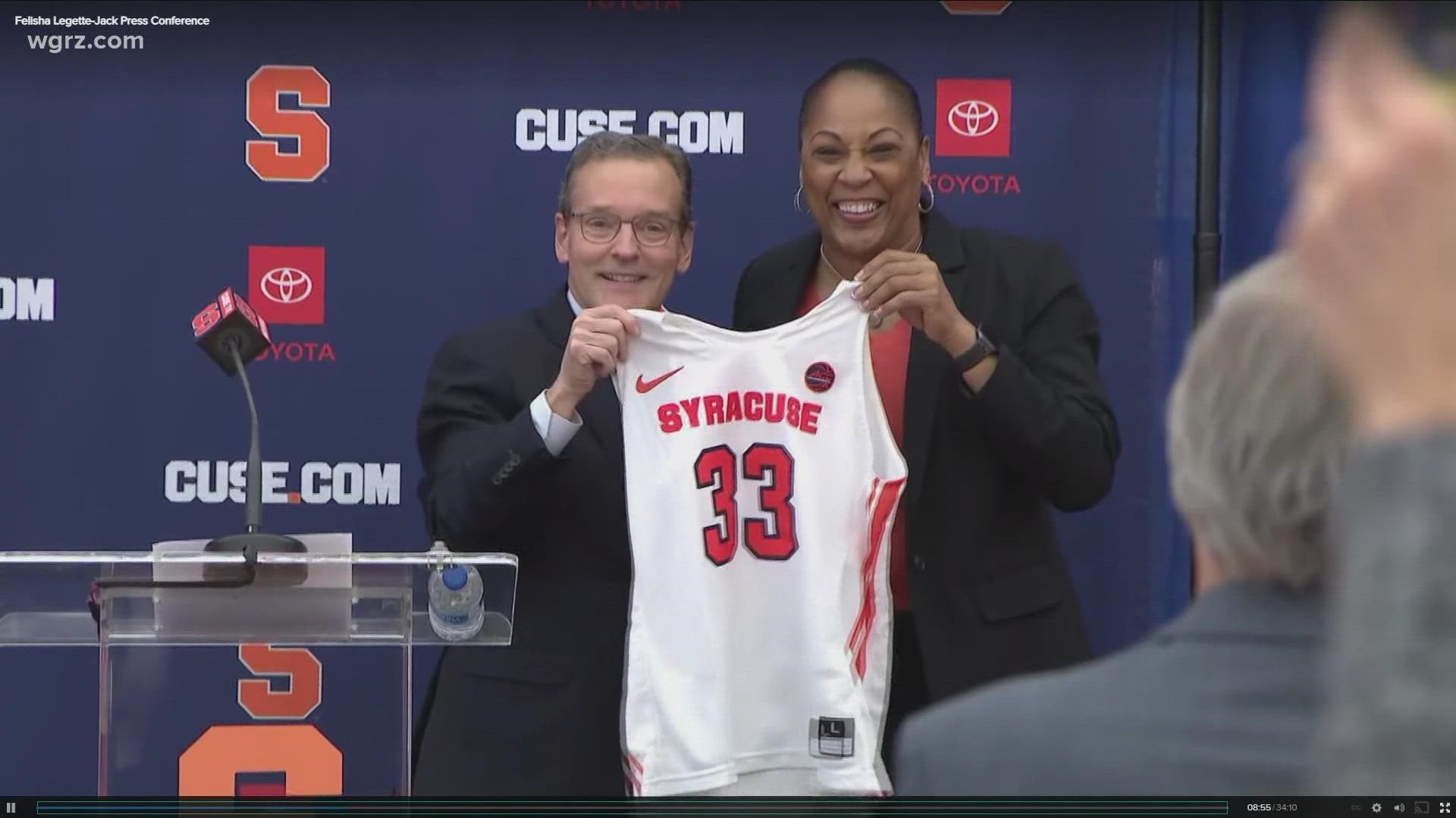 Legette-Jack introduced as SU head coach women's basketball