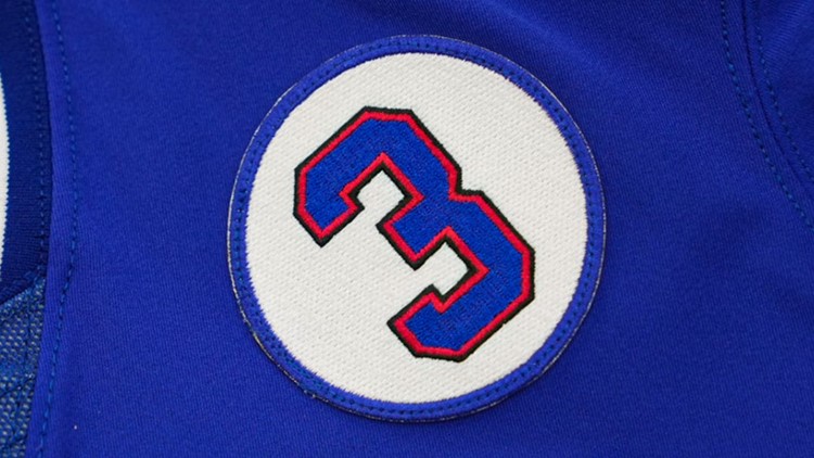 Men's Buffalo Bills #3 Damar Hamlin White With Patch Cool Base