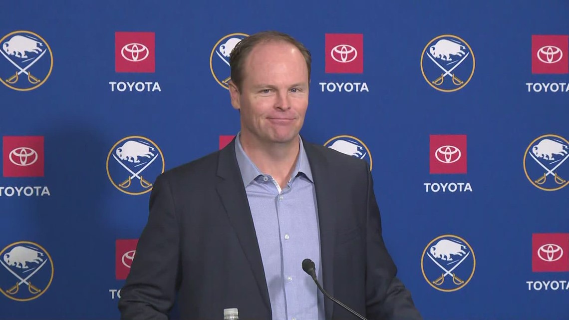 Sabres GM points to growth during season, excited for the future