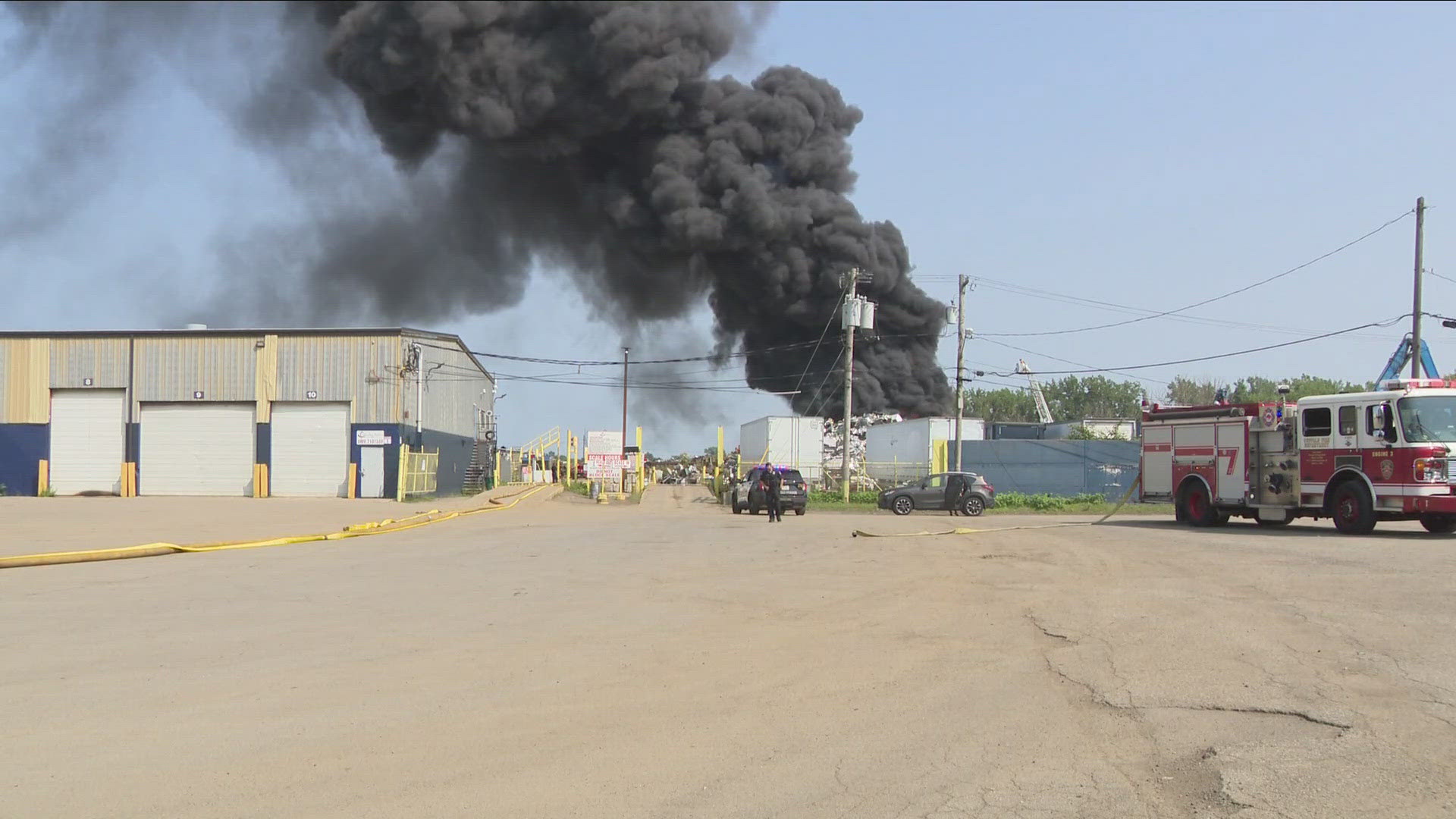 Behind the scenes help on Metalico scrapyard fire on Fillmore avenue