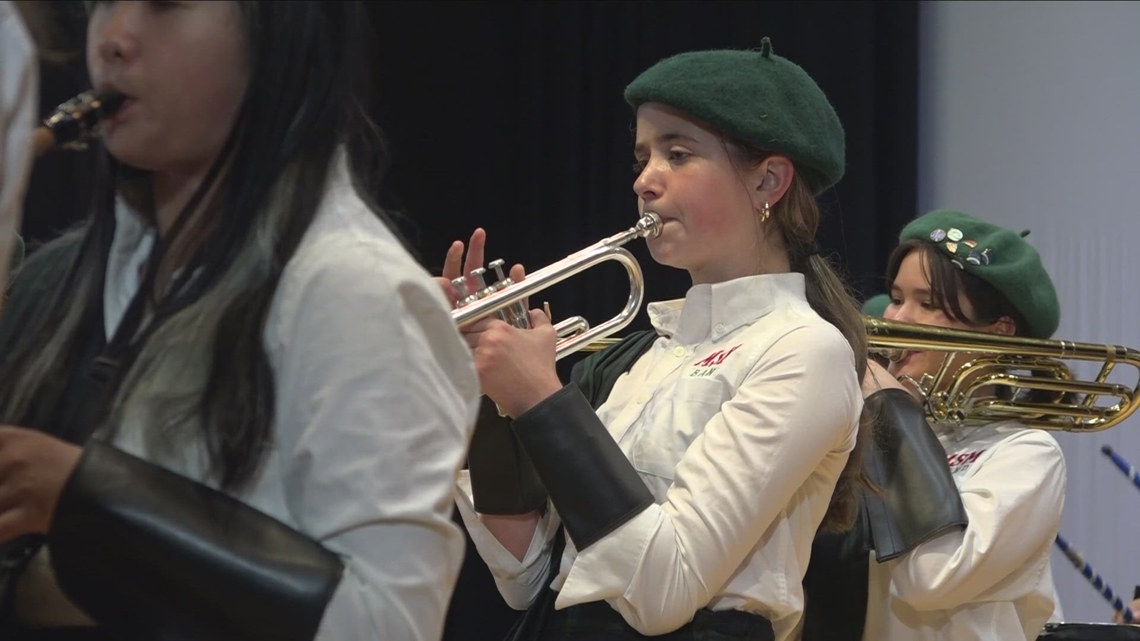 WNY high school all-girl marching band continues to make history in New York state