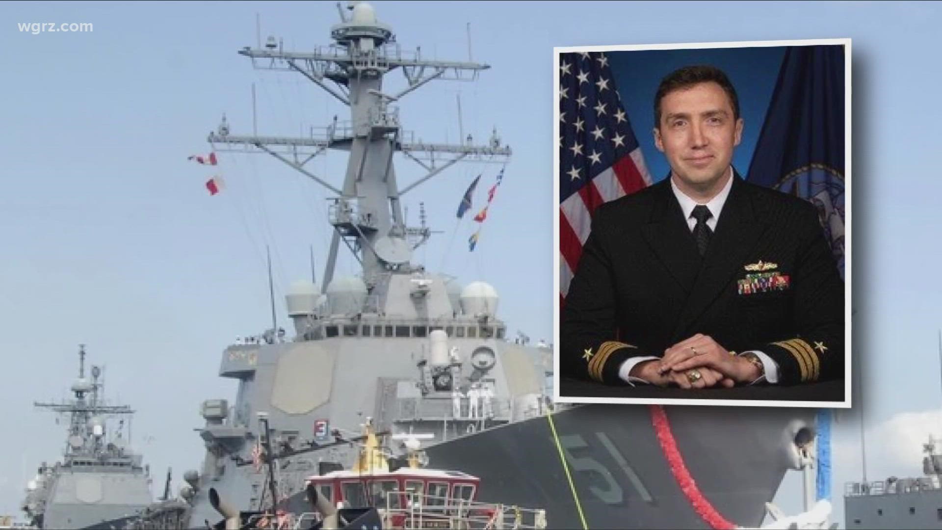 Commander Peter Flynn brother of District Attorney John Flynn is now the commanding officer of the USS Arliegh Burke following a change of command ceremony.