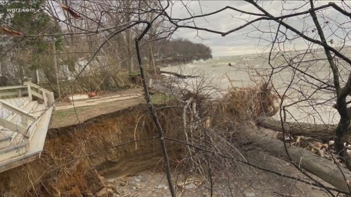 Sunday's storm wreaks havoc on Angola, Sunset Bay beach homes