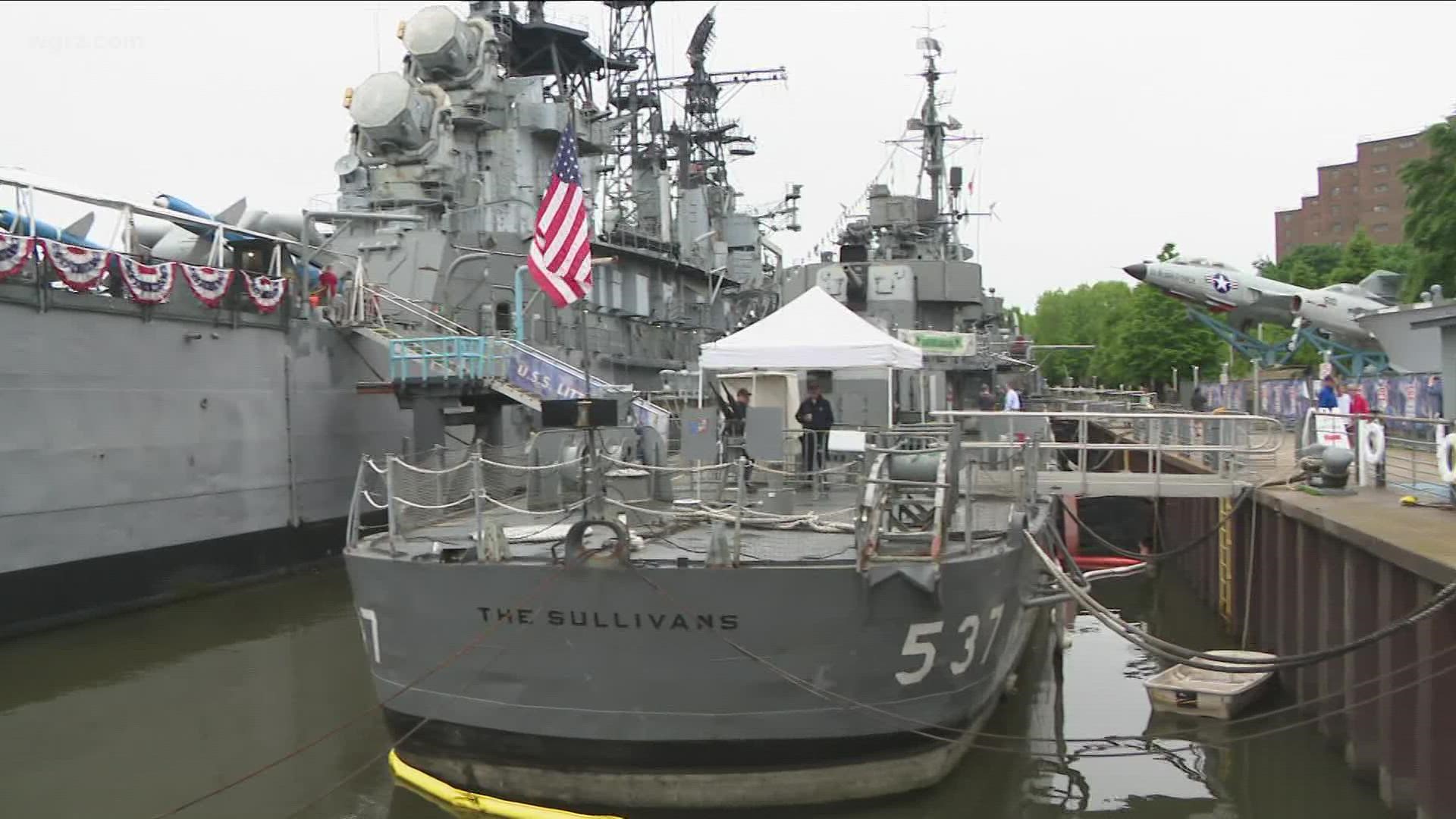 The Buffalo and Erie County Naval and Military Park has finally reopened for the first time in more than a month.