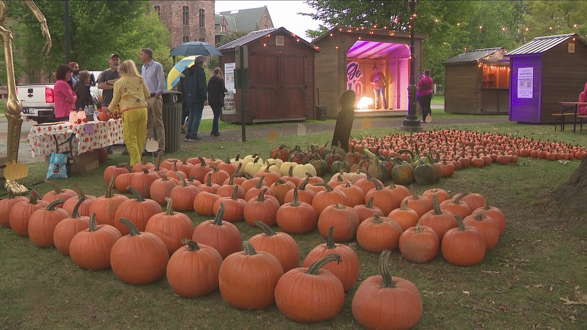 The festival has more than 50 local artisan vendors, seasonal foods, and fall-themed workshops.