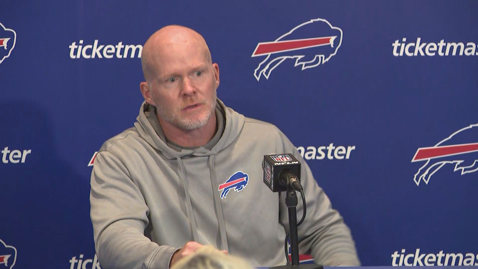 Bills coach Sean McDermott talked to the media on Saturday, as Buffalo prepared for a Monday Night Football game at home against the Jacksonville Jaguars.