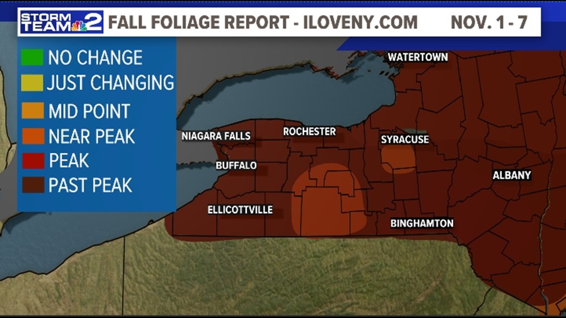 Fall foliage report for New York State | wgrz.com