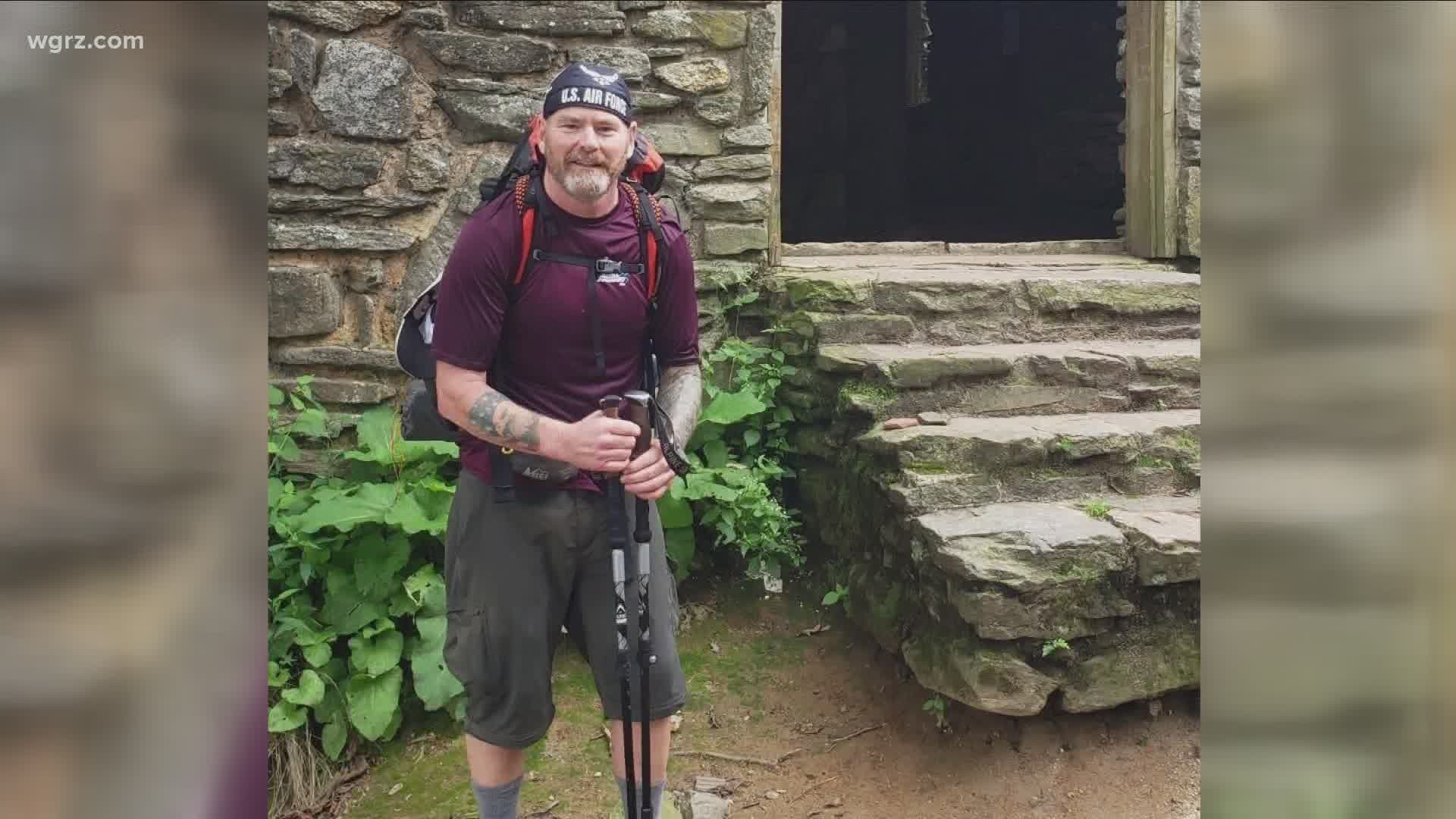 Dan Schoenthal has Parkinson's. He set out to hike 22-hundred miles along the Appalachian trail and raise money for the Parkinson's Foundation of WNY.