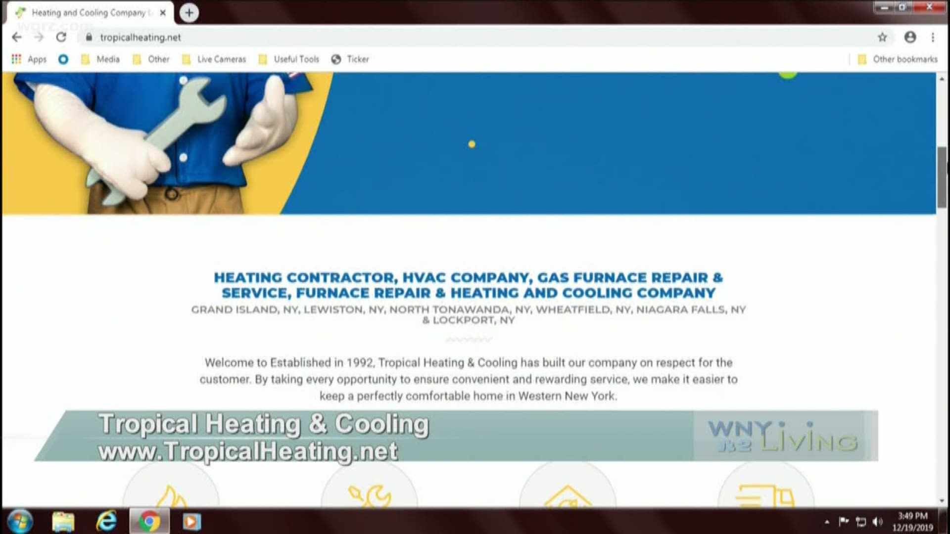 WNY Living - January 26 - Tropical Heating and Cooling (THIS VIDEO IS SPONSORED BY TROPICAL HEATING AND COOLING)