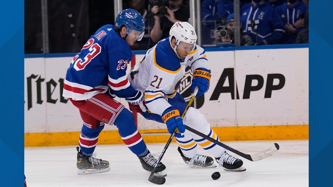 Rangers fall to Sabres in shootout