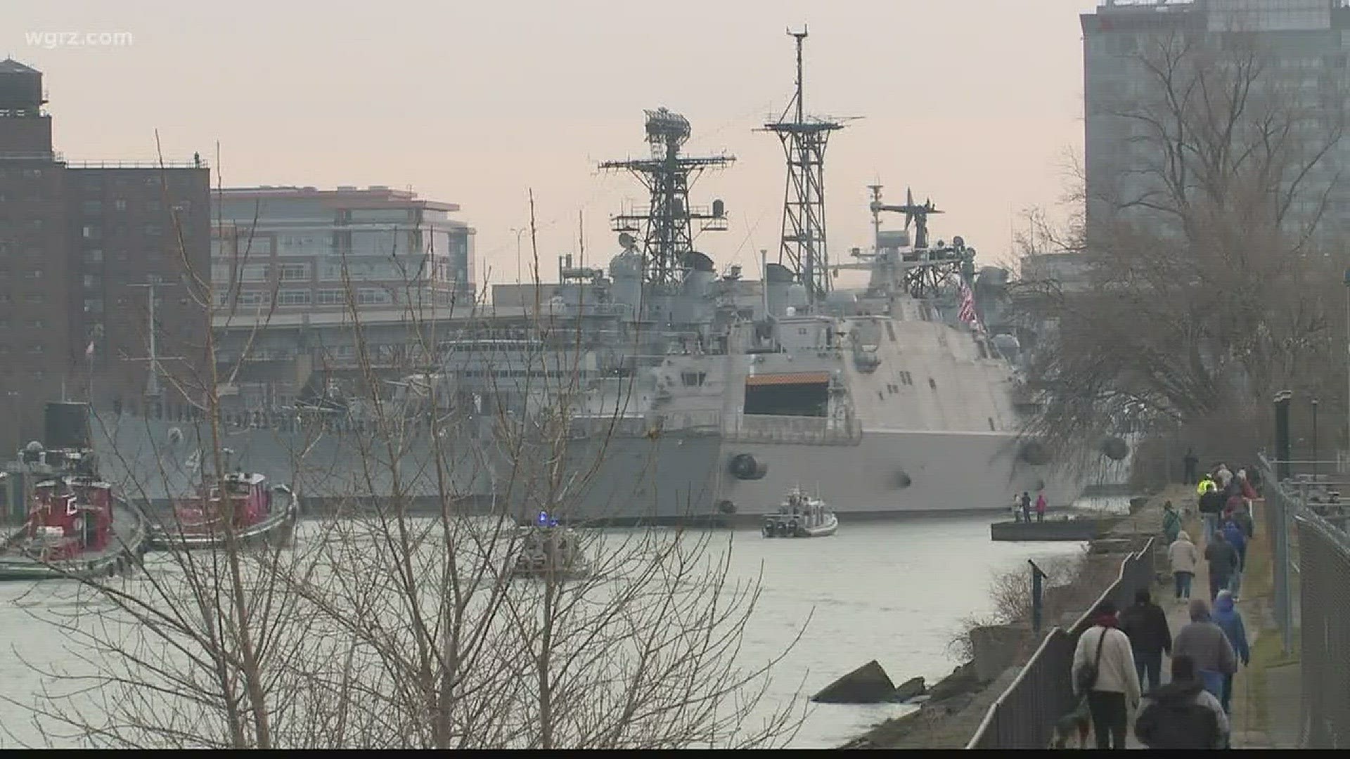 New USS Little Rock Arrives in Buffalo