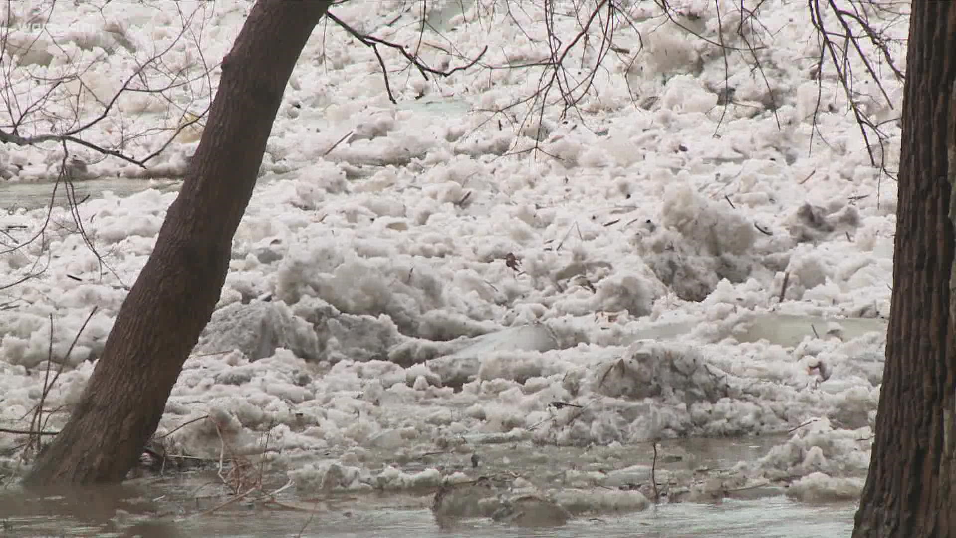 As temperatures warmed up, water levels in area creeks went up as well. How will this flooding affect certain areas in WNY?