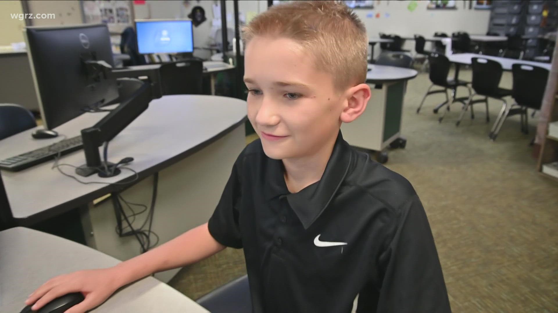 Brent is a sixth grader at Floyd C. Fretz Middle School and our Channel 2 STEM Star of the Month for October 2021.