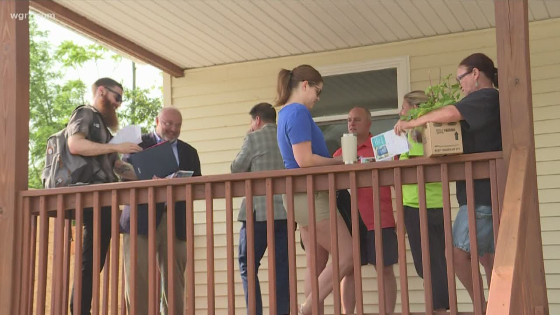 Habitat for Humanity showed off a home they finished in the Maten-Cold Spring area today.