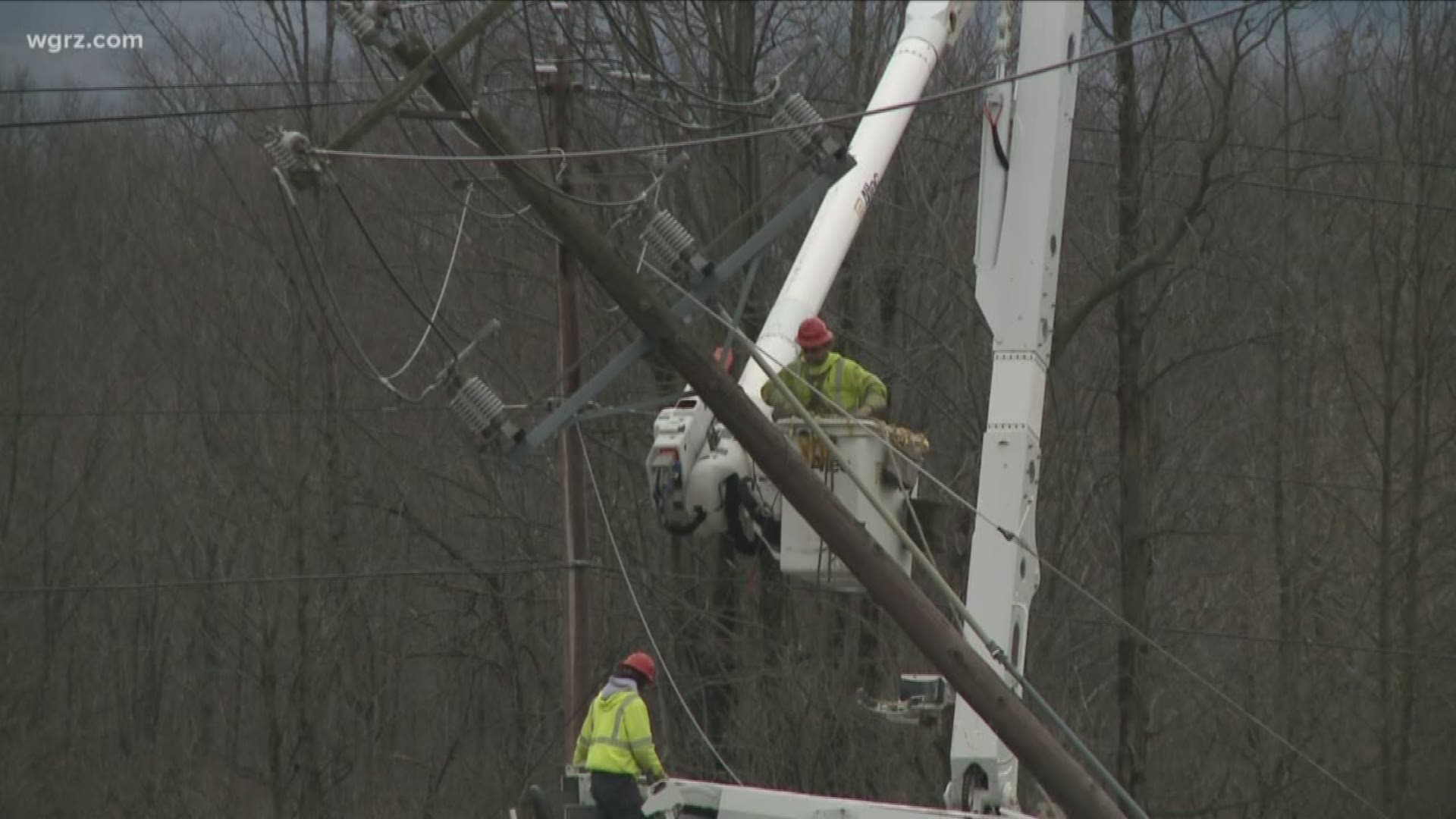 National Grid says it will have more than 2,000 workers on the clock trying to keep the power on across Western New York.   More workers can be called in from out-of-state if needed.  N.Y.S.E.G. says it will start staging equipment Saturday.  Verizon will also have crews out focusing on maintaining cell service.