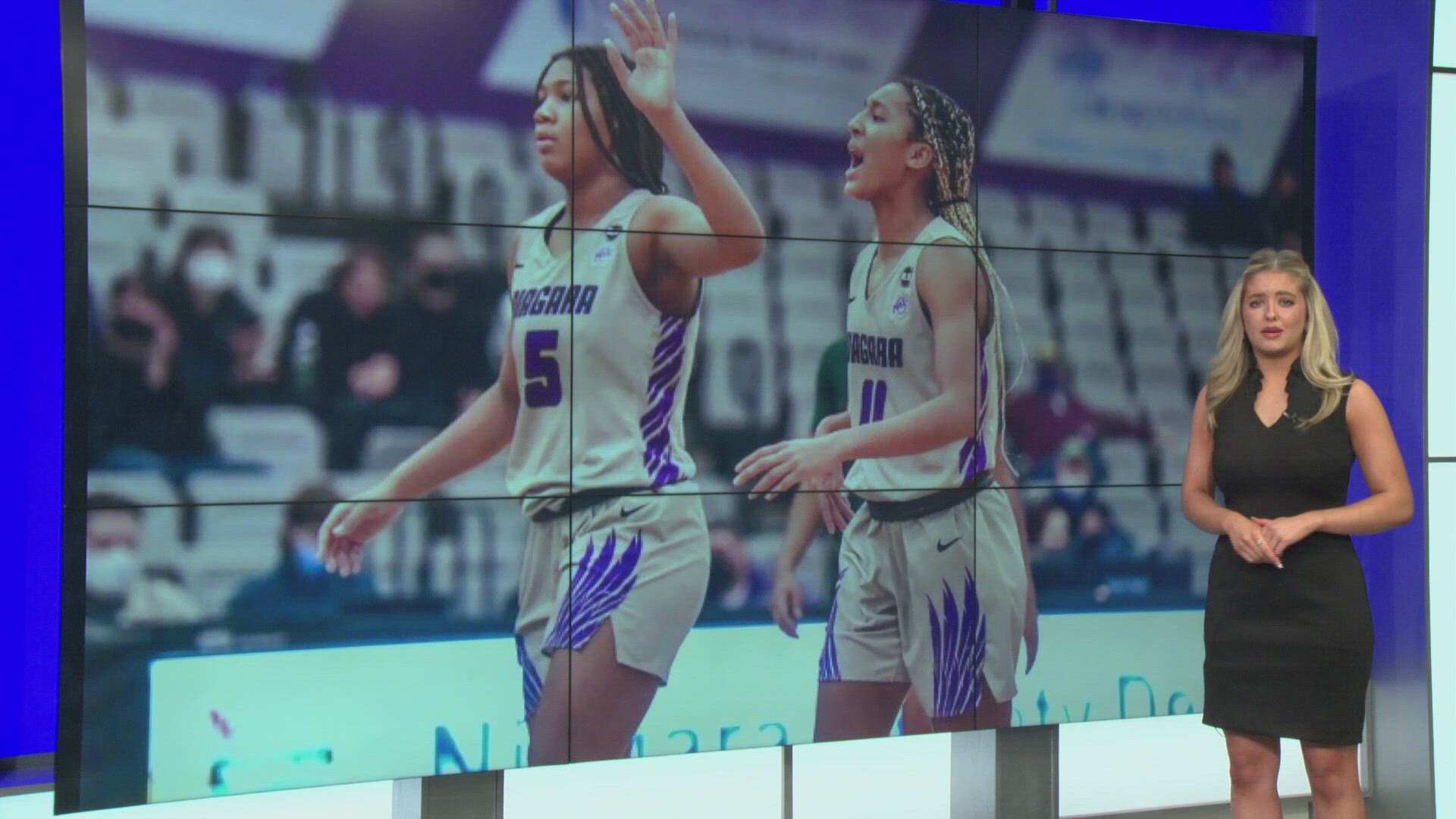 Angel and Aaliyah Parker are superstars at Niagara, for a team that qualified for the WNIT.