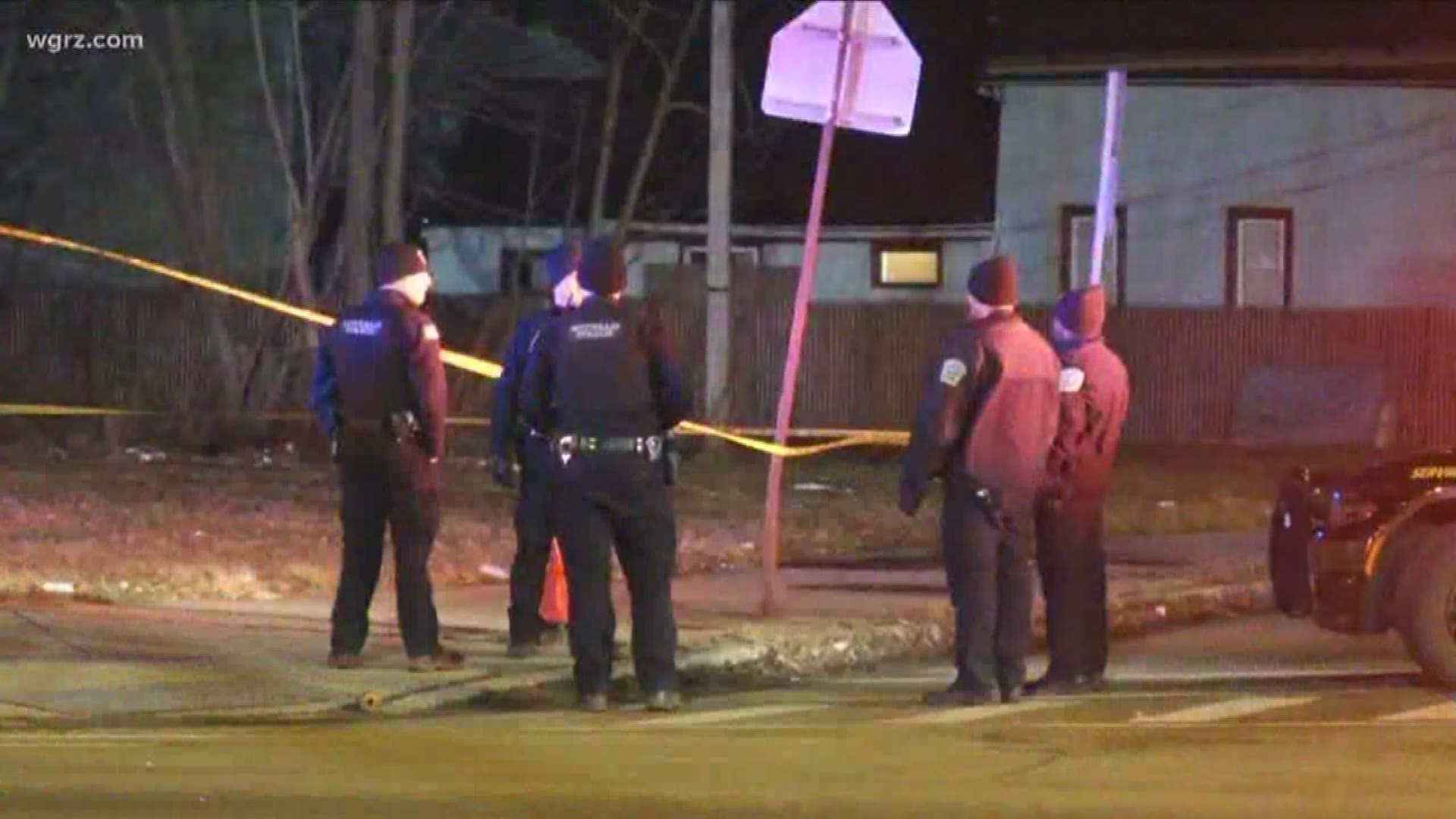 A man was shot on Broadway near Peck and Krupp streets in Buffalo.