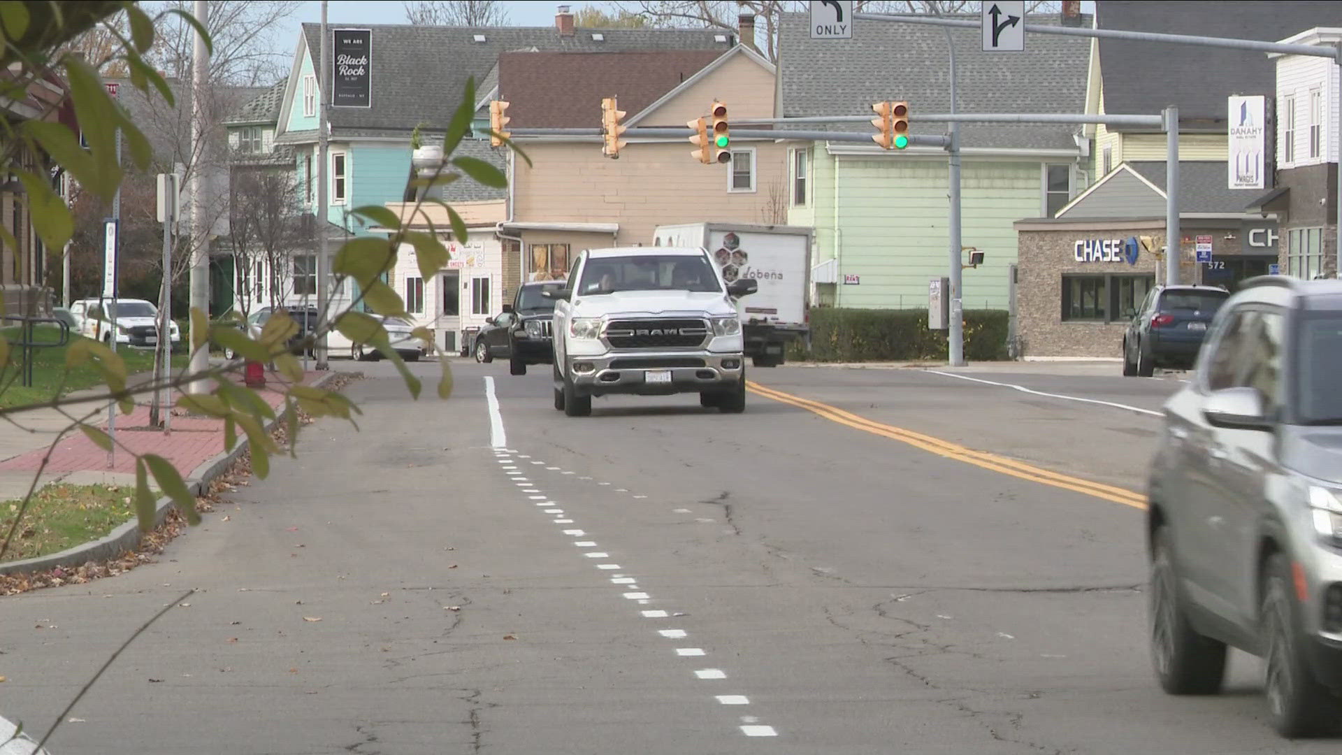 The city of Buffalo has made changes to Amherst street near Wegmans, but some residents and businesses are concerned.