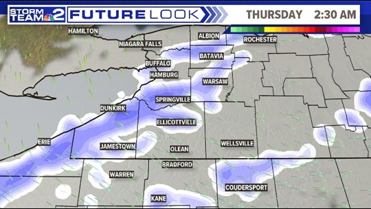 Snow Totals From Wednesday's Lake Effect Snow And Watching A System For ...