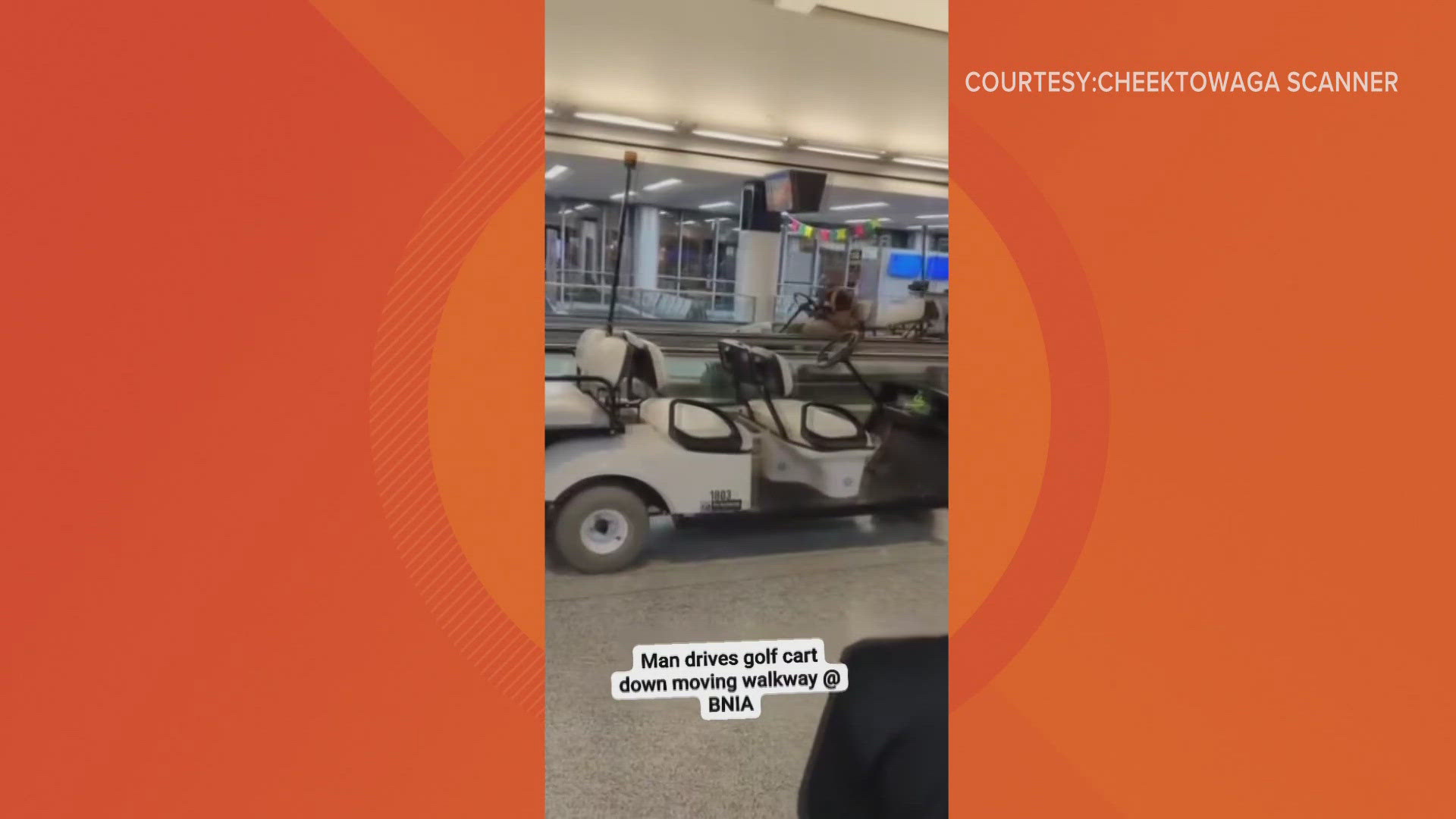 Man facing charges after taking airport vehicle on a joy ride