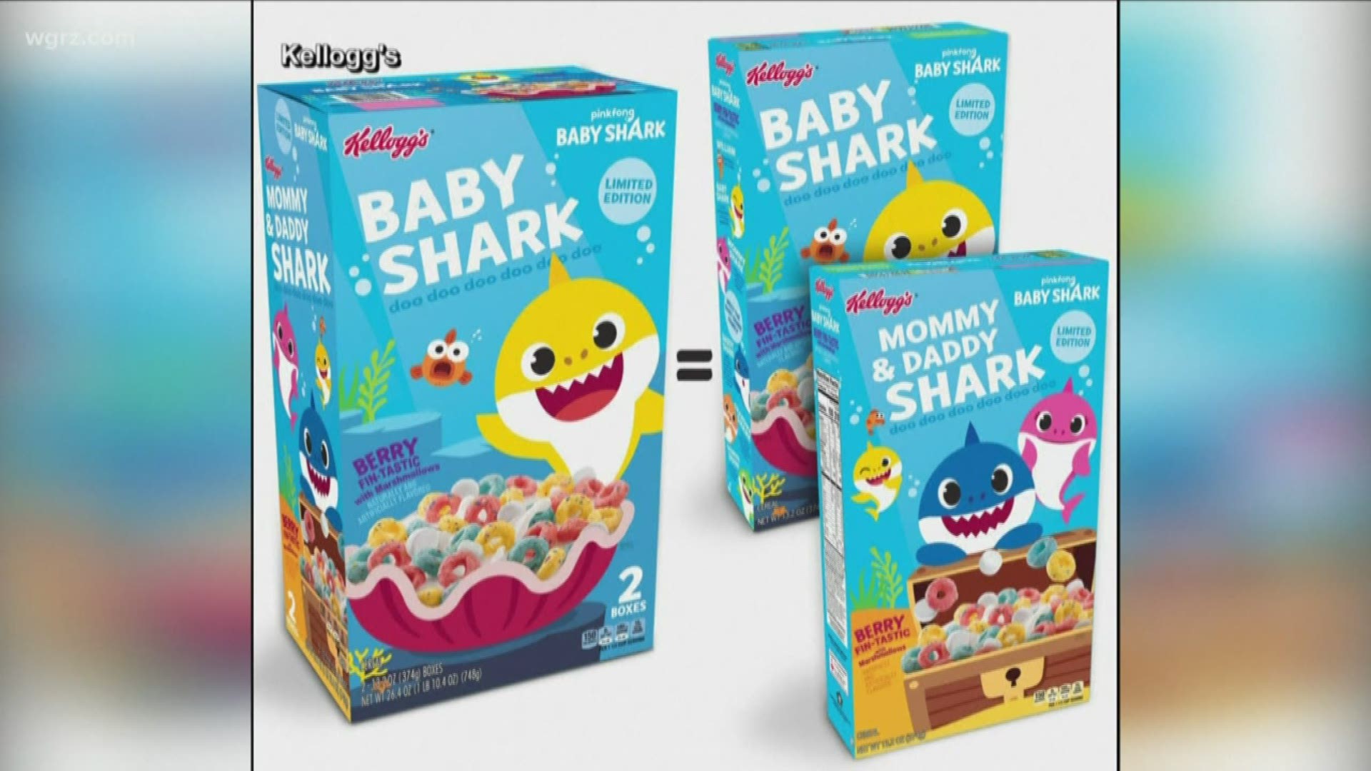 Kellogg's is launching a cereal inspired by "baby shark."