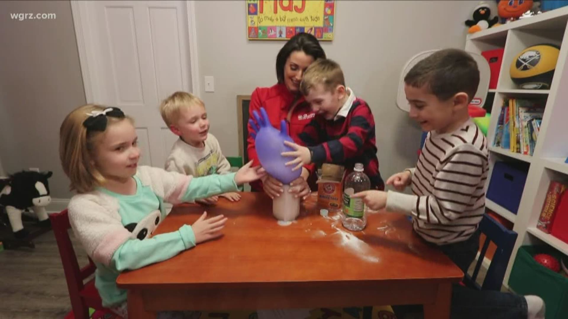 With the kids home from school all week, Daybreak is supplying at-home fun and learning through science experiments. Tuesday features chemical reactions!