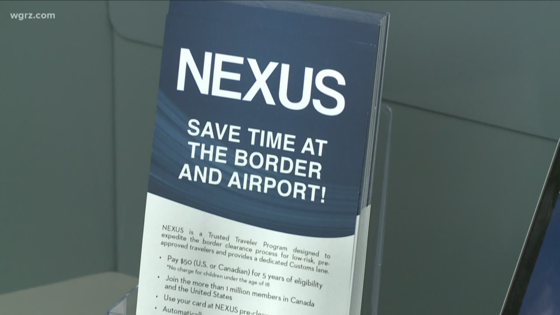 everyone who seeks to apply for quicker access across the border through nexus in a lurch