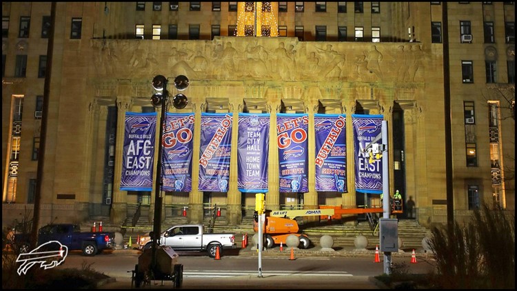 Buffalo Unveils AFC East Champions Banner at City Hall