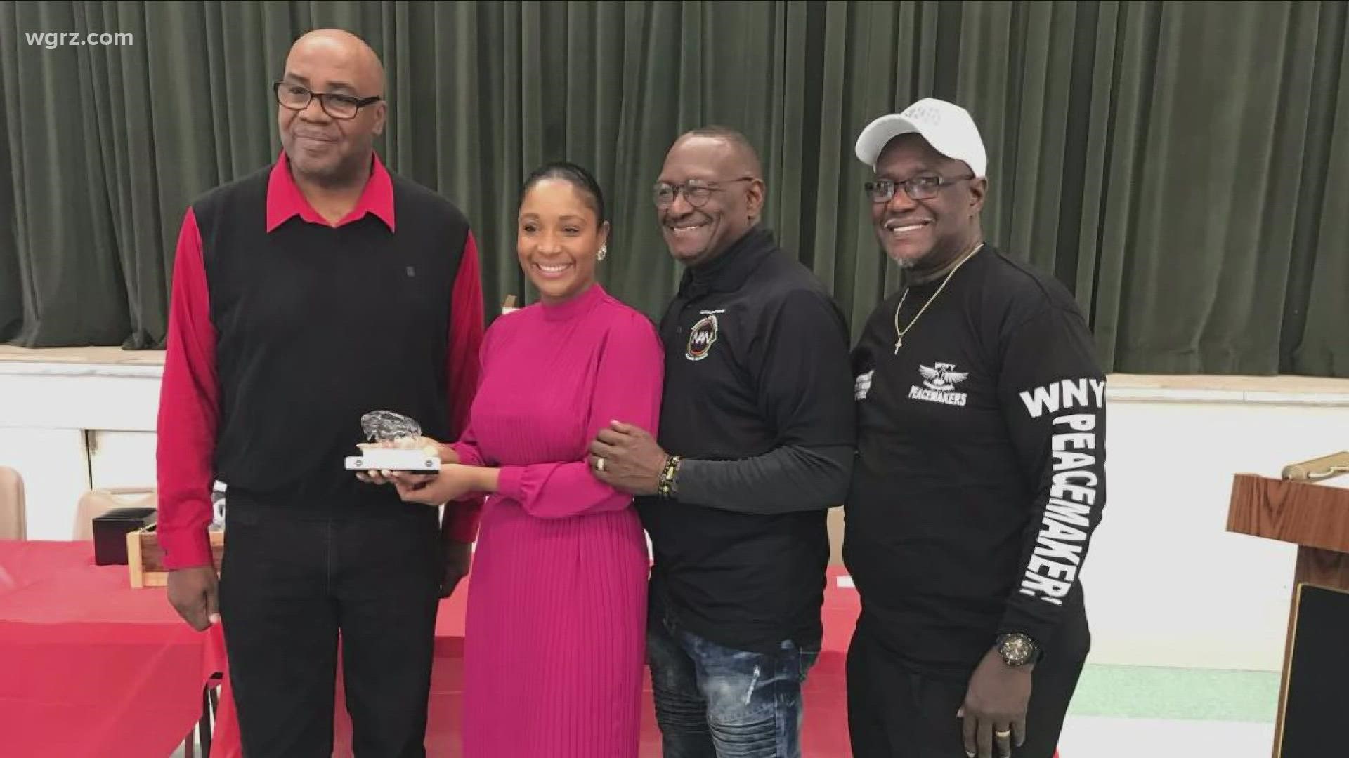 The National Action Network hosted their 9th annual anti-violence prayer service. The event recognizes and supports families of homicide victims.