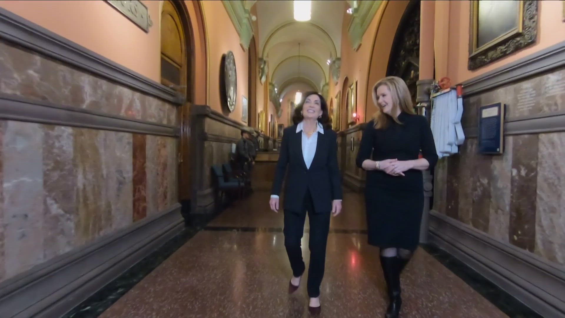 MaryAlice Demler one on one with NYS Gov. Kathy Hochul in Albany