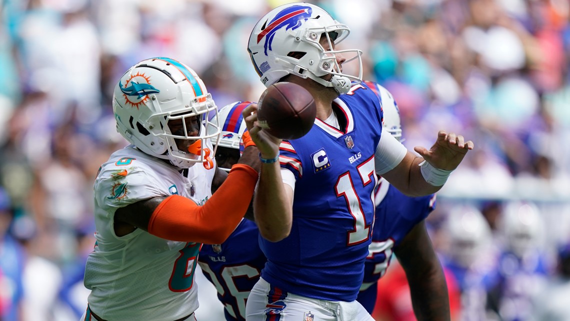 Dolphins halt Allen, survive 'butt punt' to beat Bills