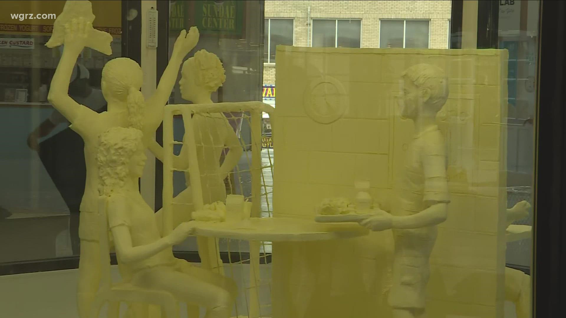 New York State Fair Unveils The 53-rd Annual Butter Sculpture