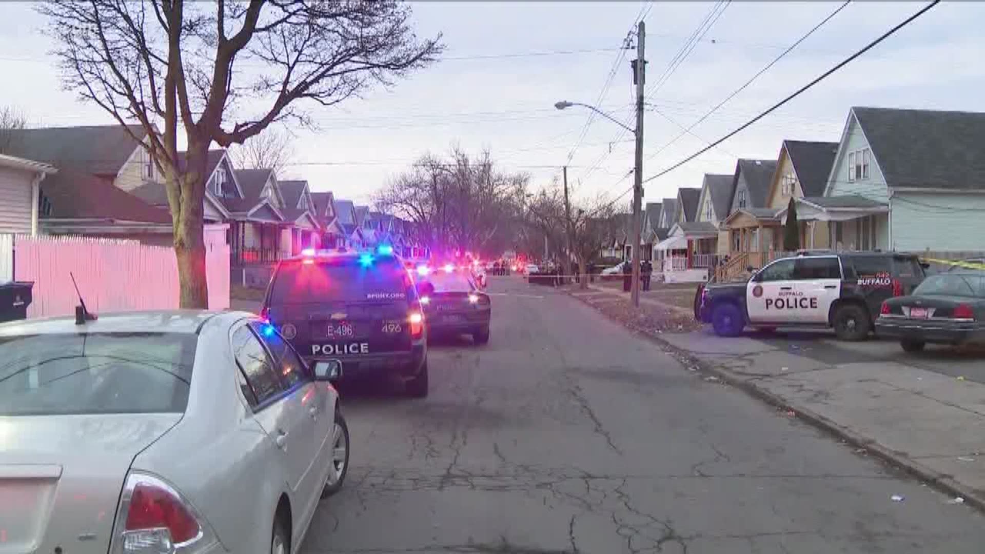 Buffalo police are investigating a deadly shooting on Erb Street.