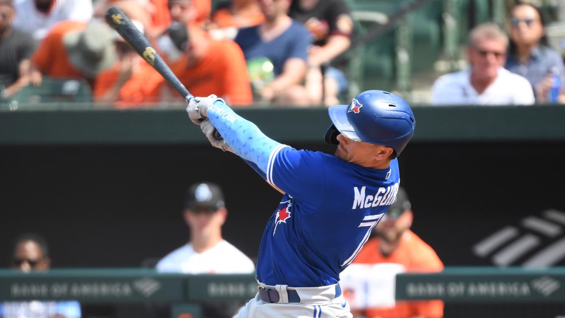 McGuire hits 3 doubles as Ryu, Blue Jays beat Orioles 7-4