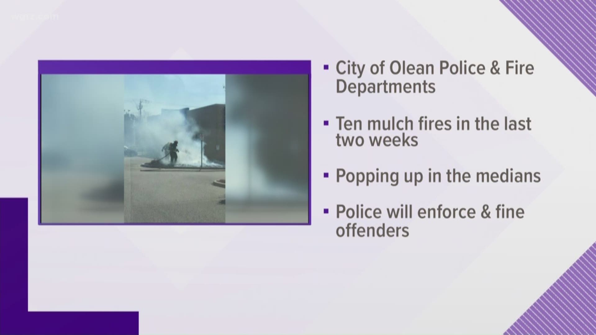 Olean police warning against tossing cigarette butts