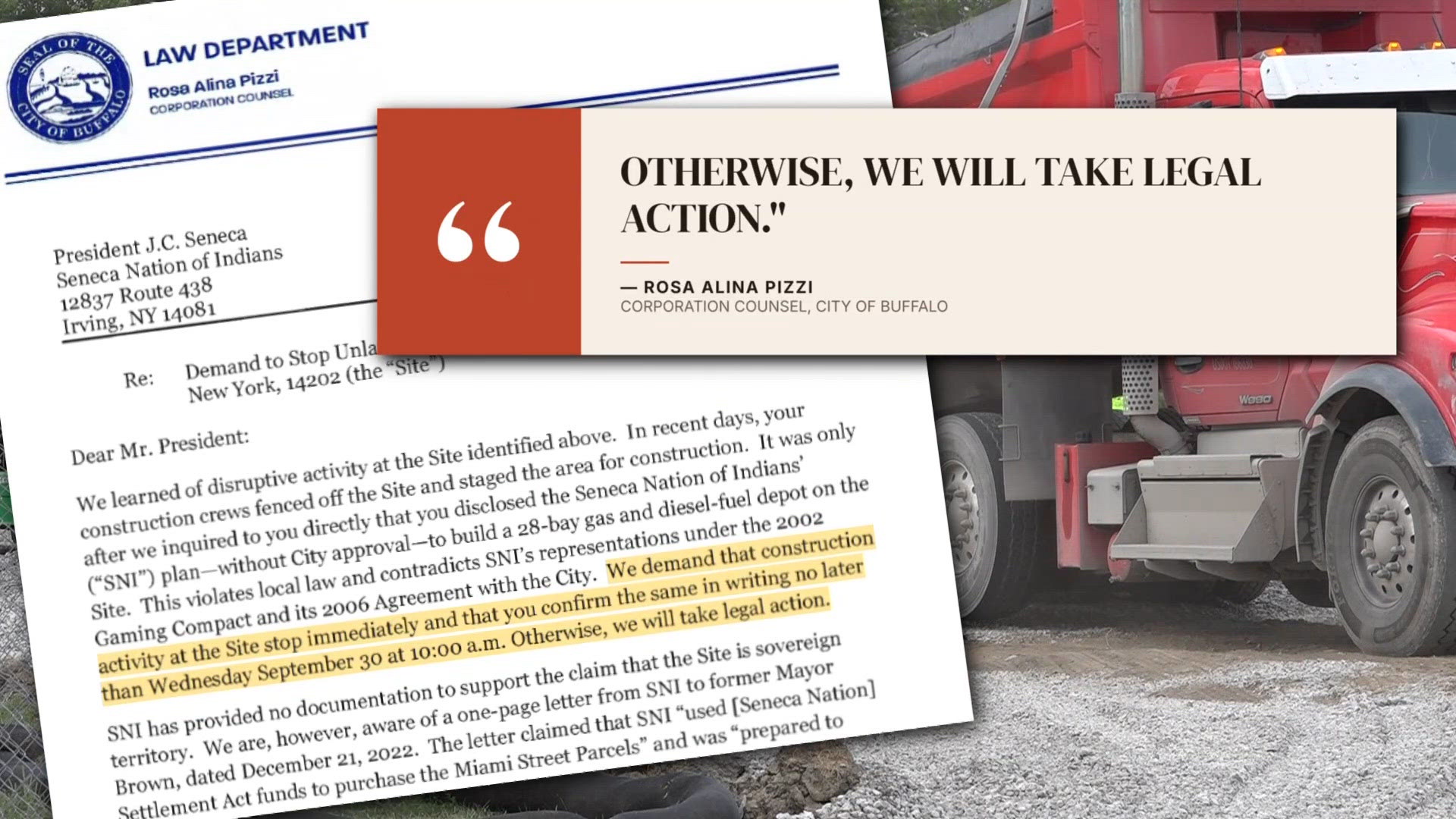 Video Title Examples Seneca Nation responds to City of Buffalo over gas station dispute ...