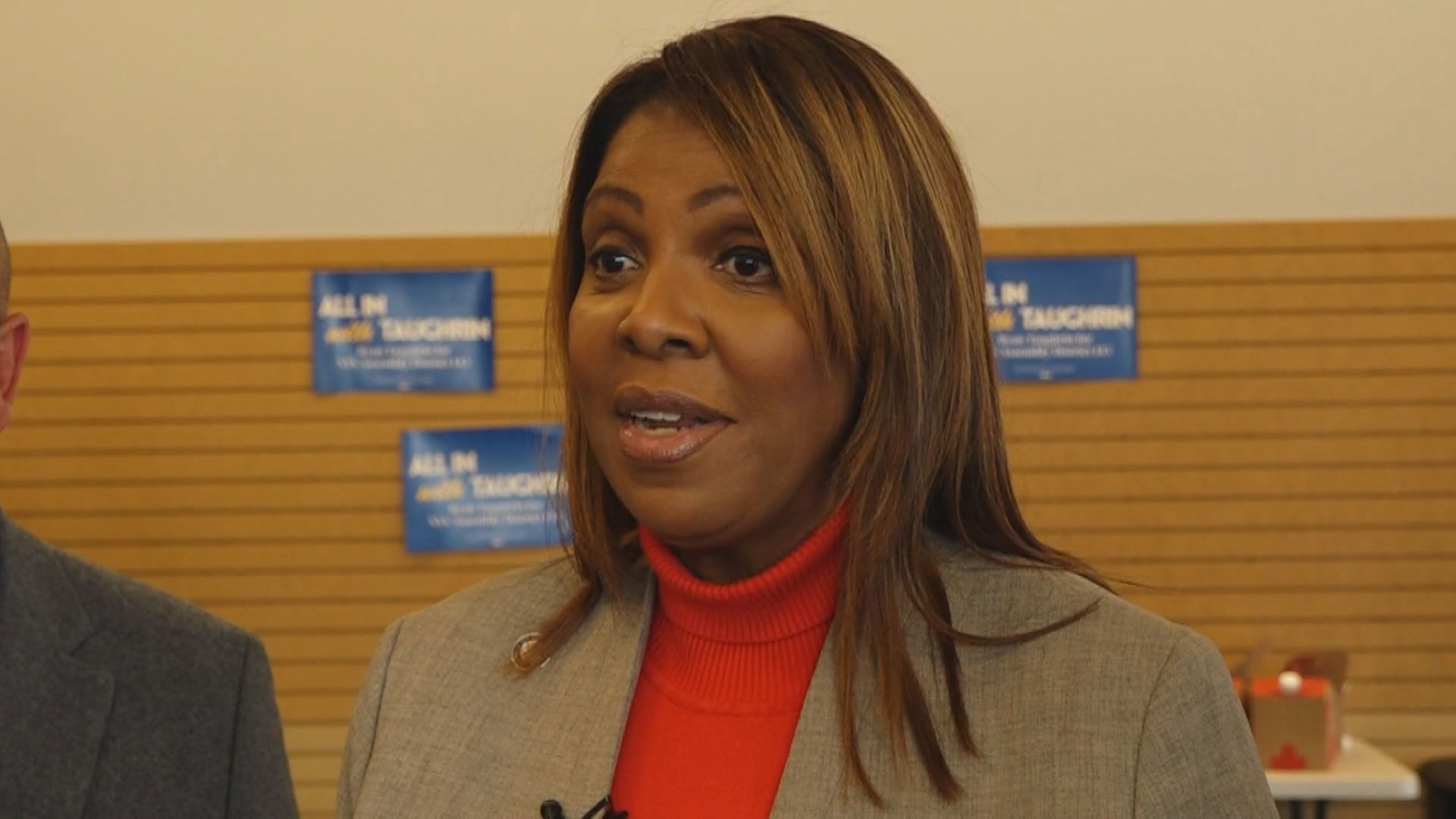 Letitia James urges Western New Yorkers to vote at Depew rally