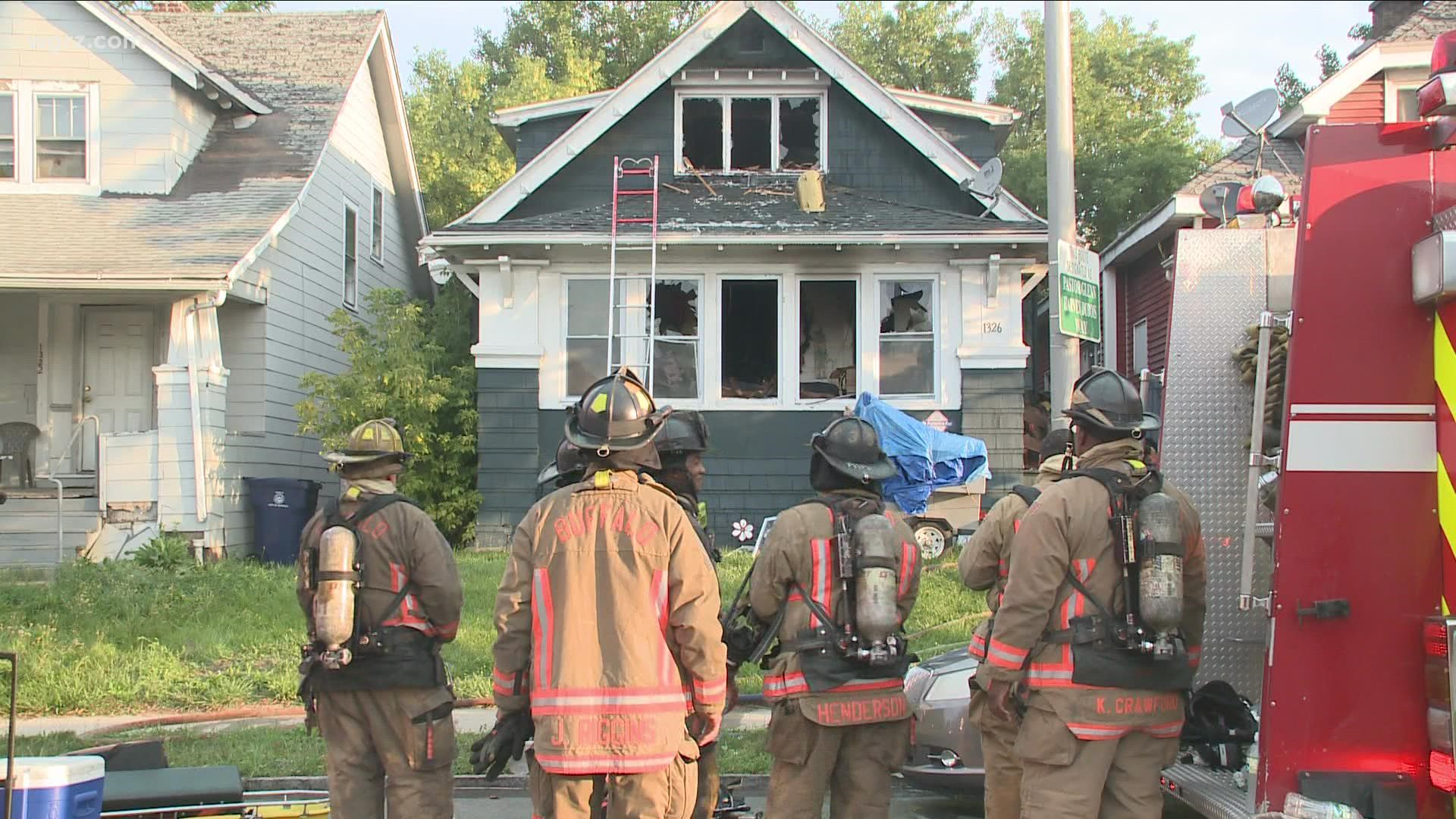 Investigators say the fire started in the basement of this home causing around 165-thousand dollars in damages.